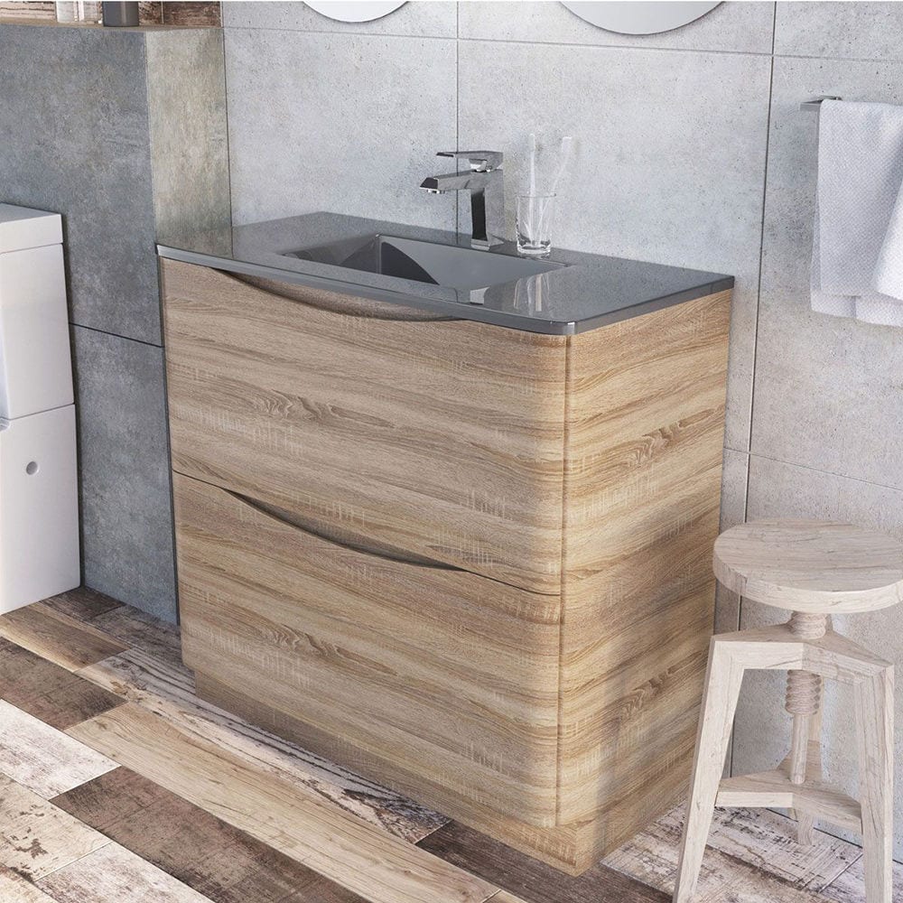 Basin with Floorstanding Vanity Replacement
