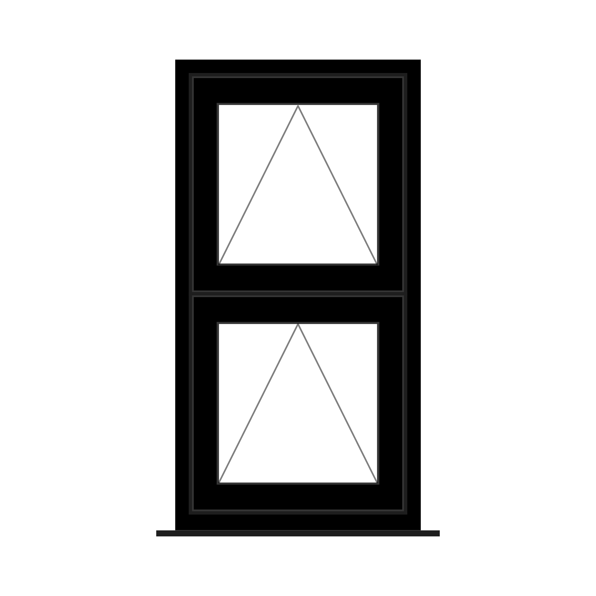 Single Panel Aluminium Window